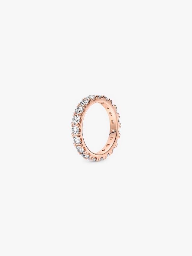 Anel Sparkling Row Eternity