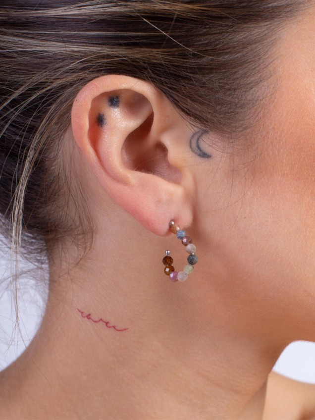 Argolas Mini Aqua Multicor