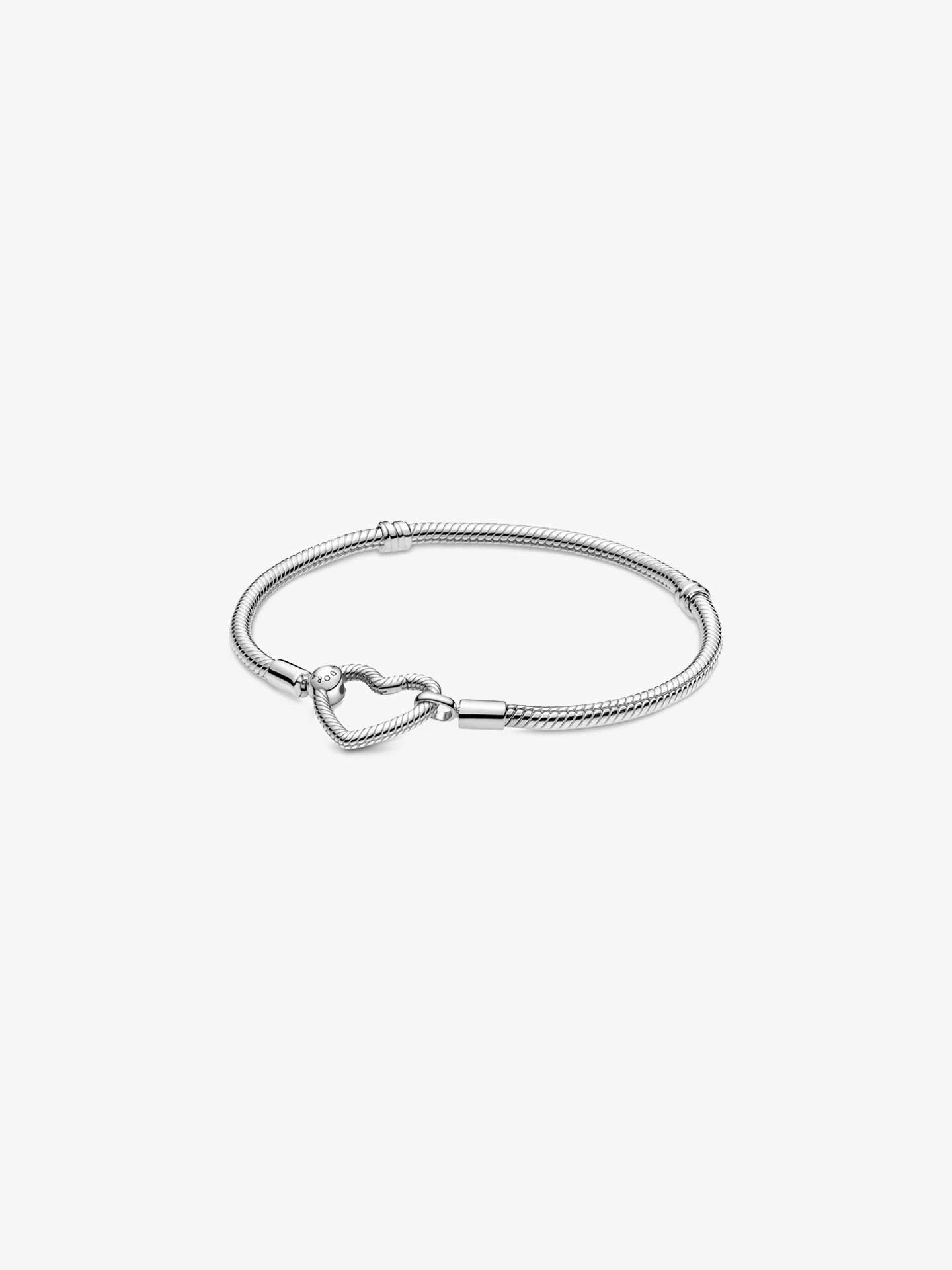 Pulseira Snake com Fecho Coração