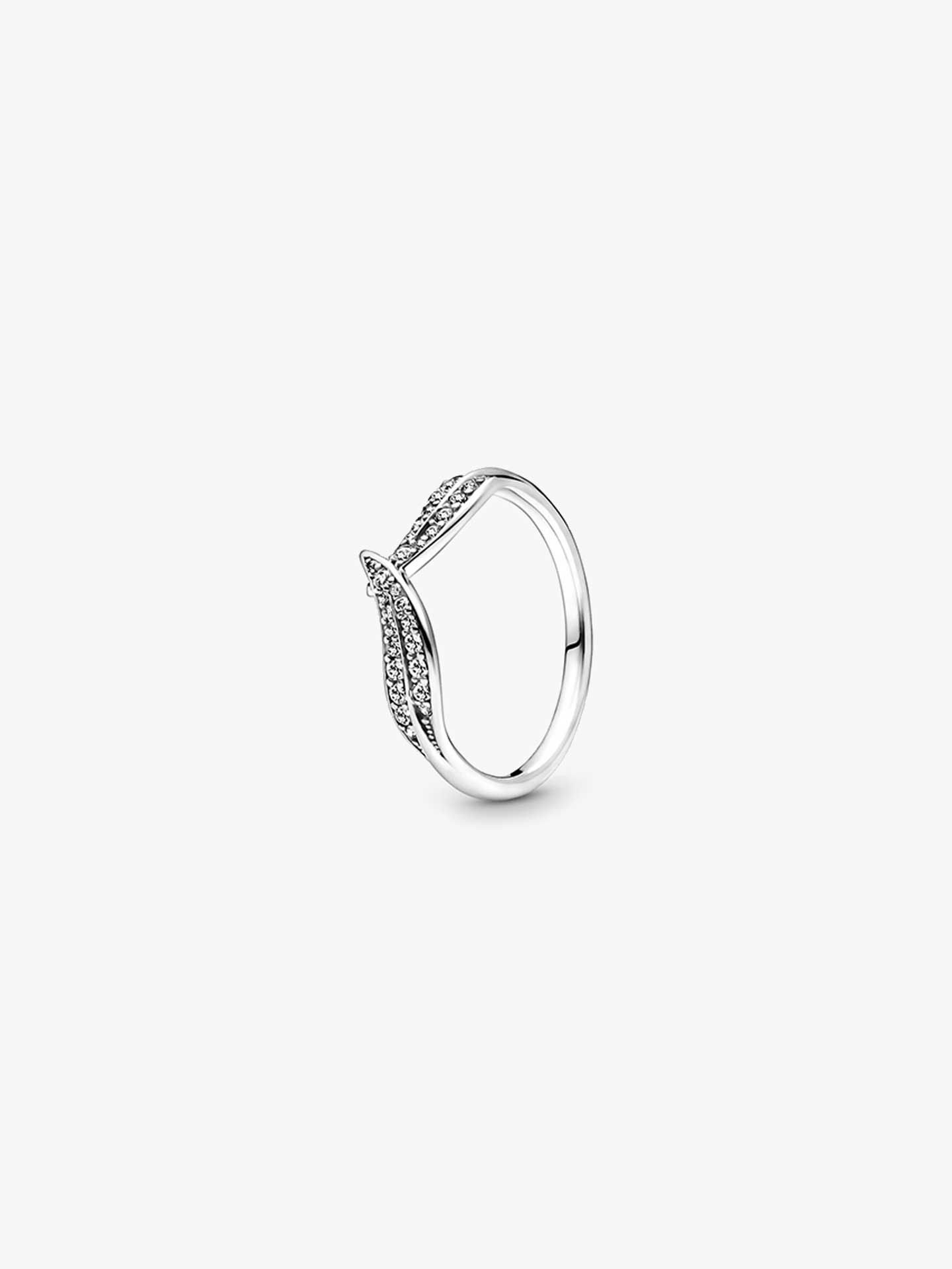 Anel Sparkling Leaves