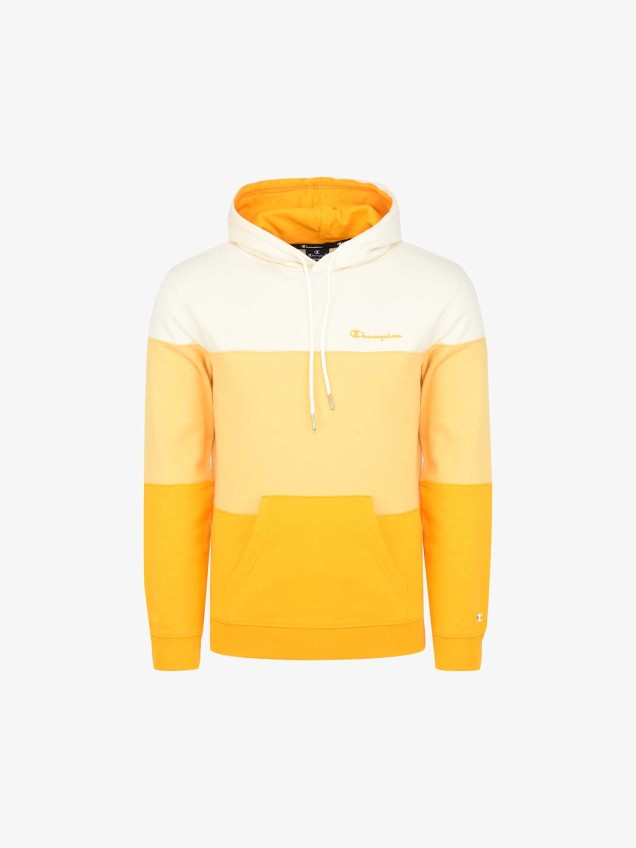 Sweatshirt com Capuz Color Block