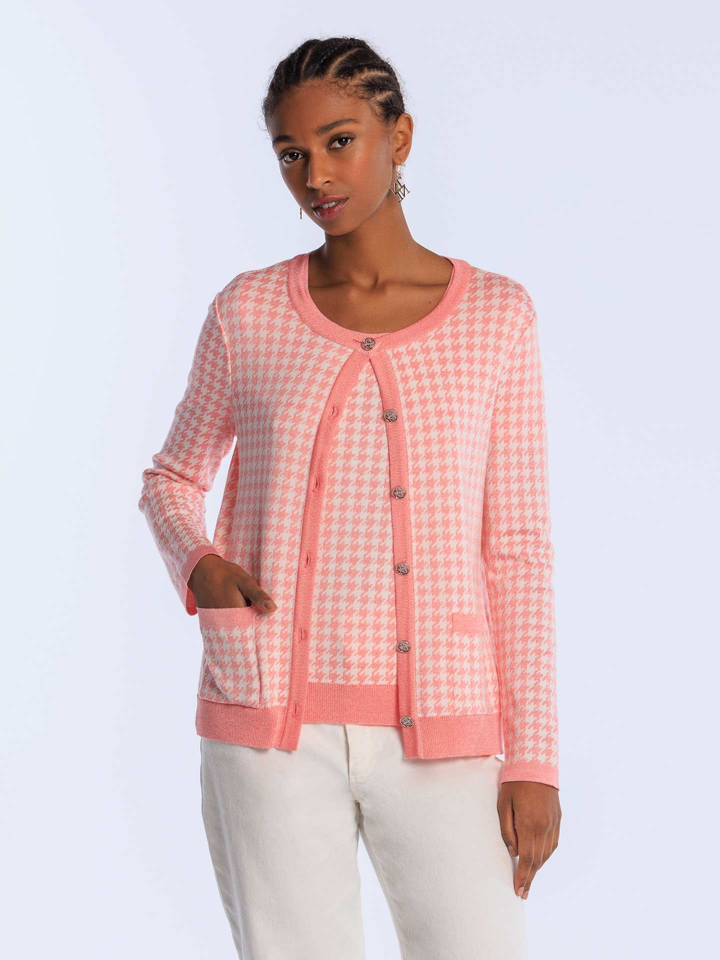 Conjunto Casaco e T-Shirt de Malha