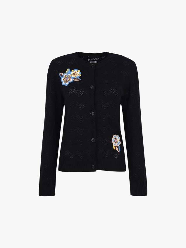 Casaco de Lã Bordado