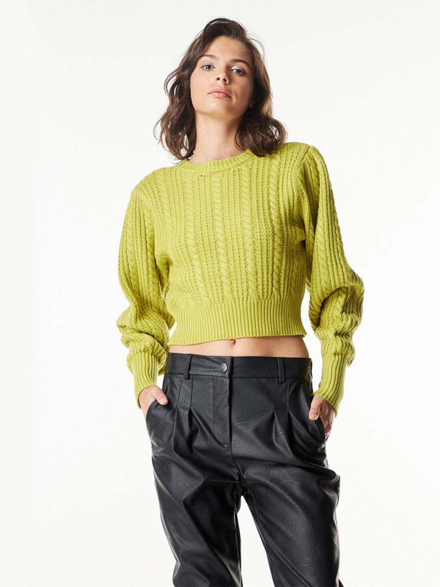 Camisola de Malha Cropped Fit