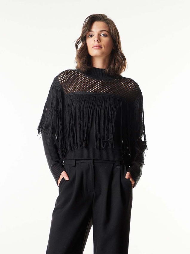 Camisola Com Franjas