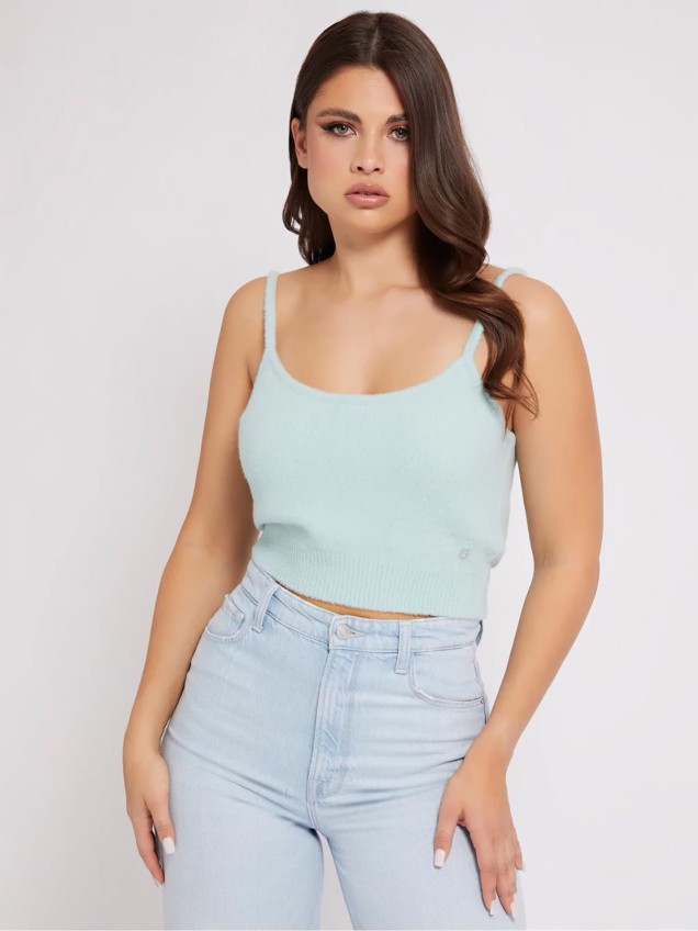 Top Cropped de Malha