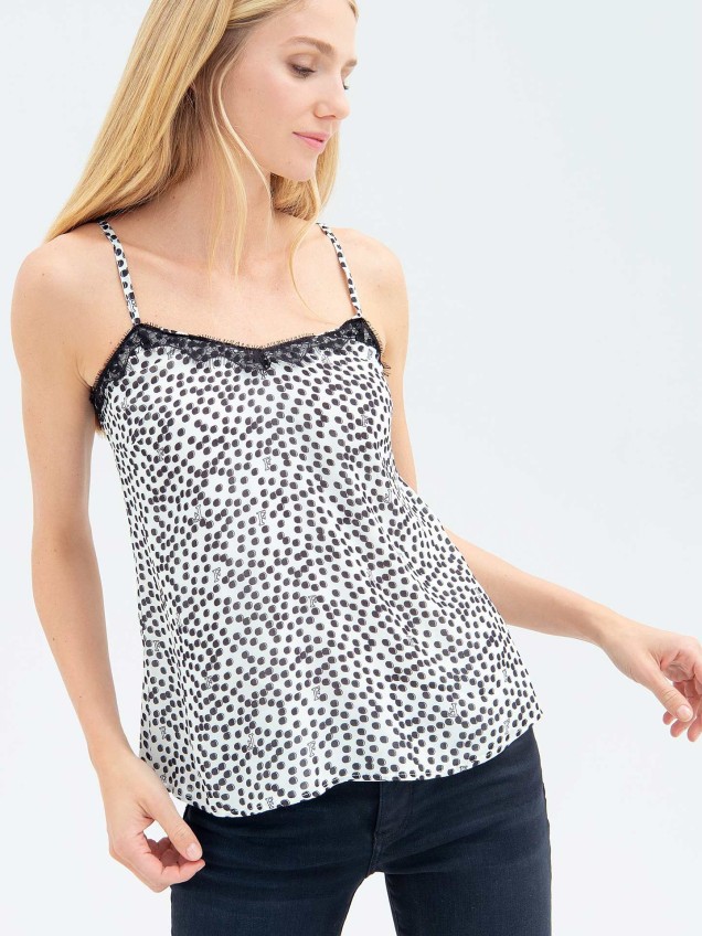 Top Flared com Padr�o
