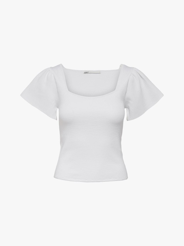 Camisola de Malha Canelada