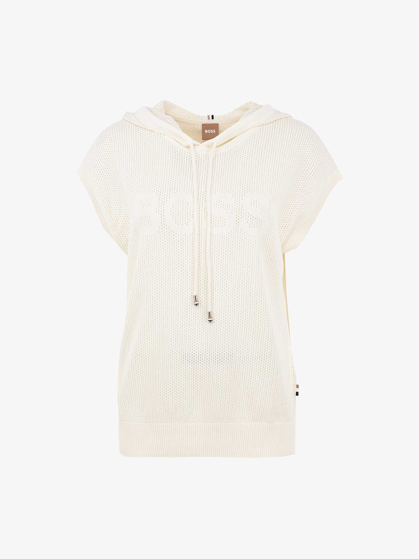 Sweatshirt em Malha Perfurada