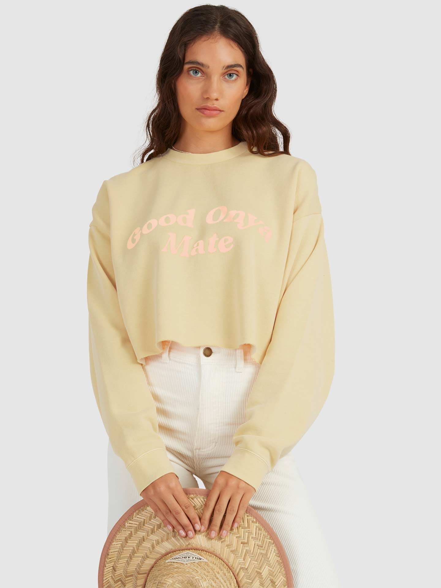 Sweatshirt Cropped Hey G'Day
