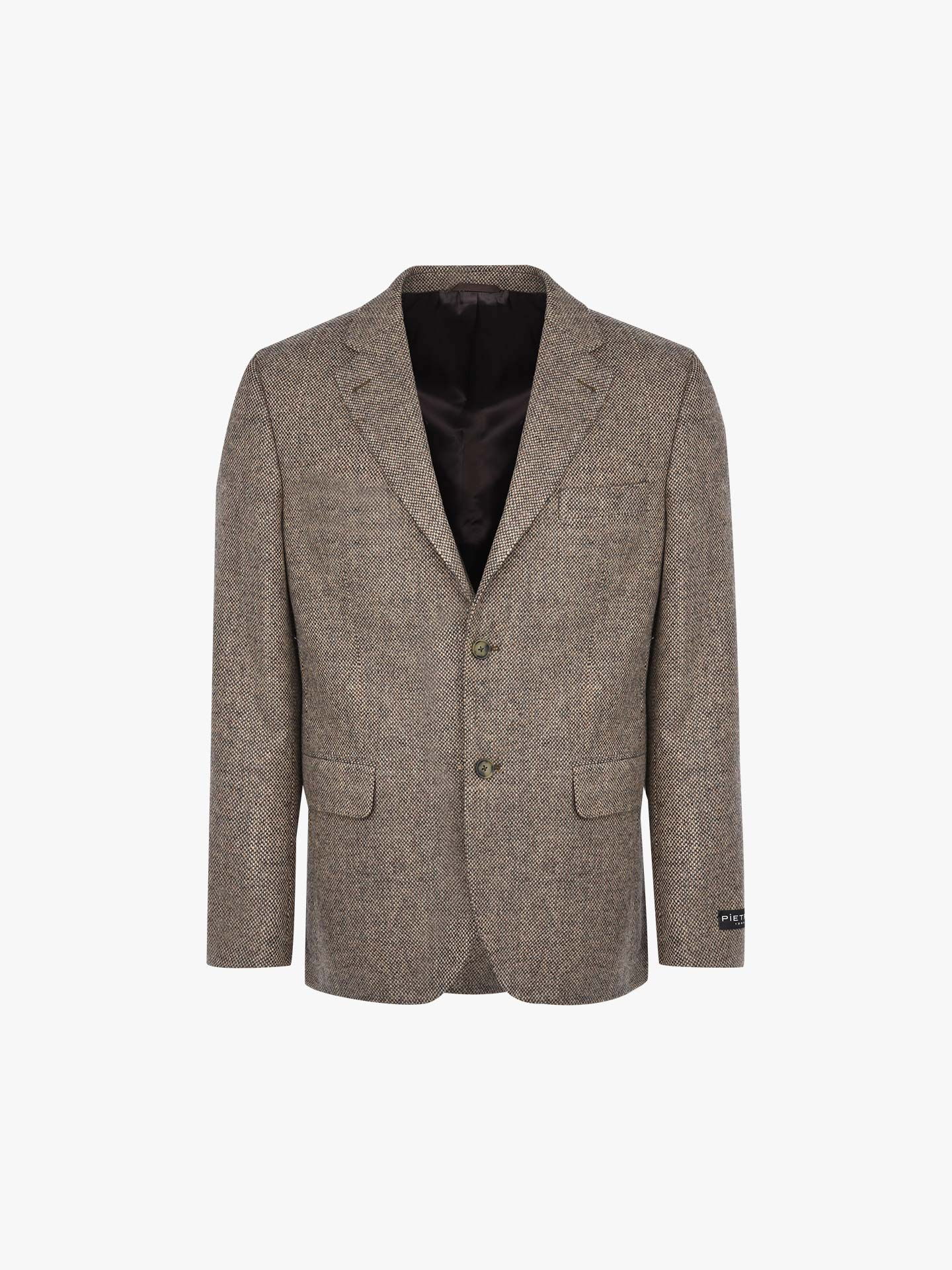 Blazer de Lã com Padrão