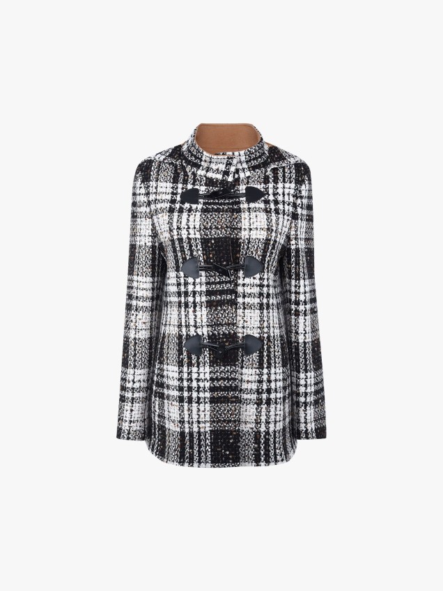 Duffle Coat com Padrão