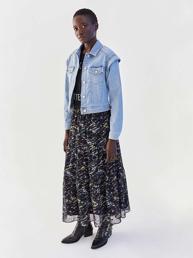 Blusão de Ganga Oversized