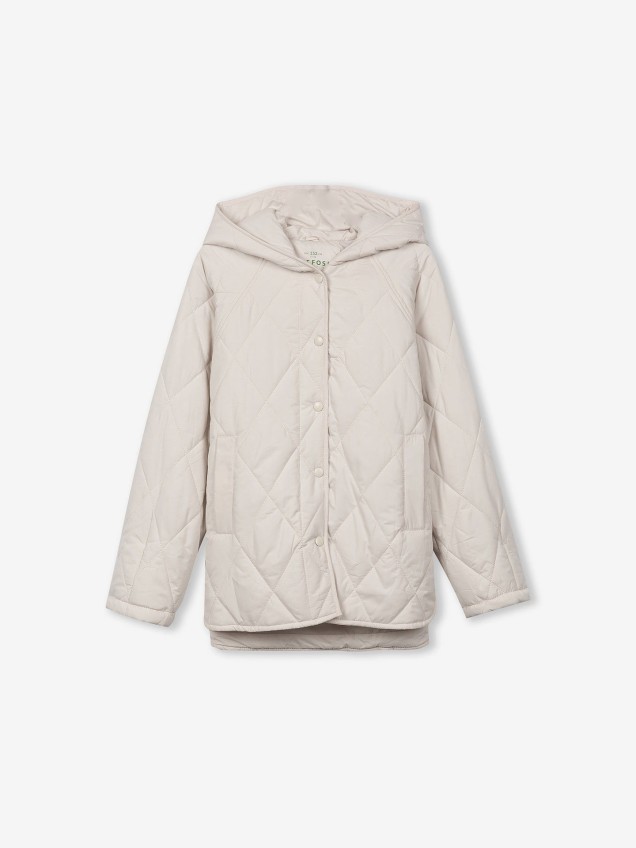 Parka Acolchoada com Capuz