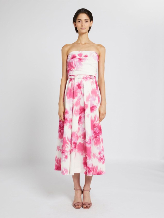 Vestido Midi com Padrão