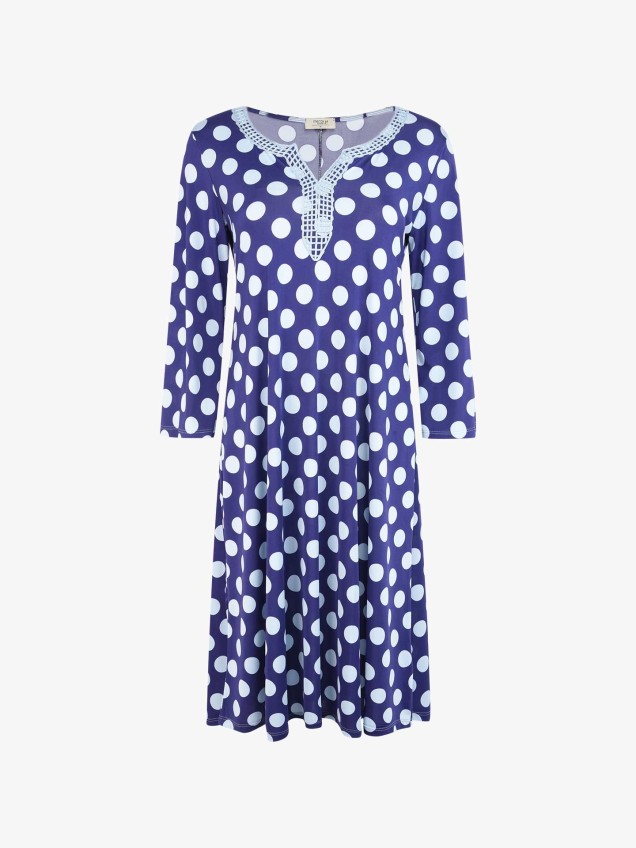 Vestido Midi �s Bolinhas