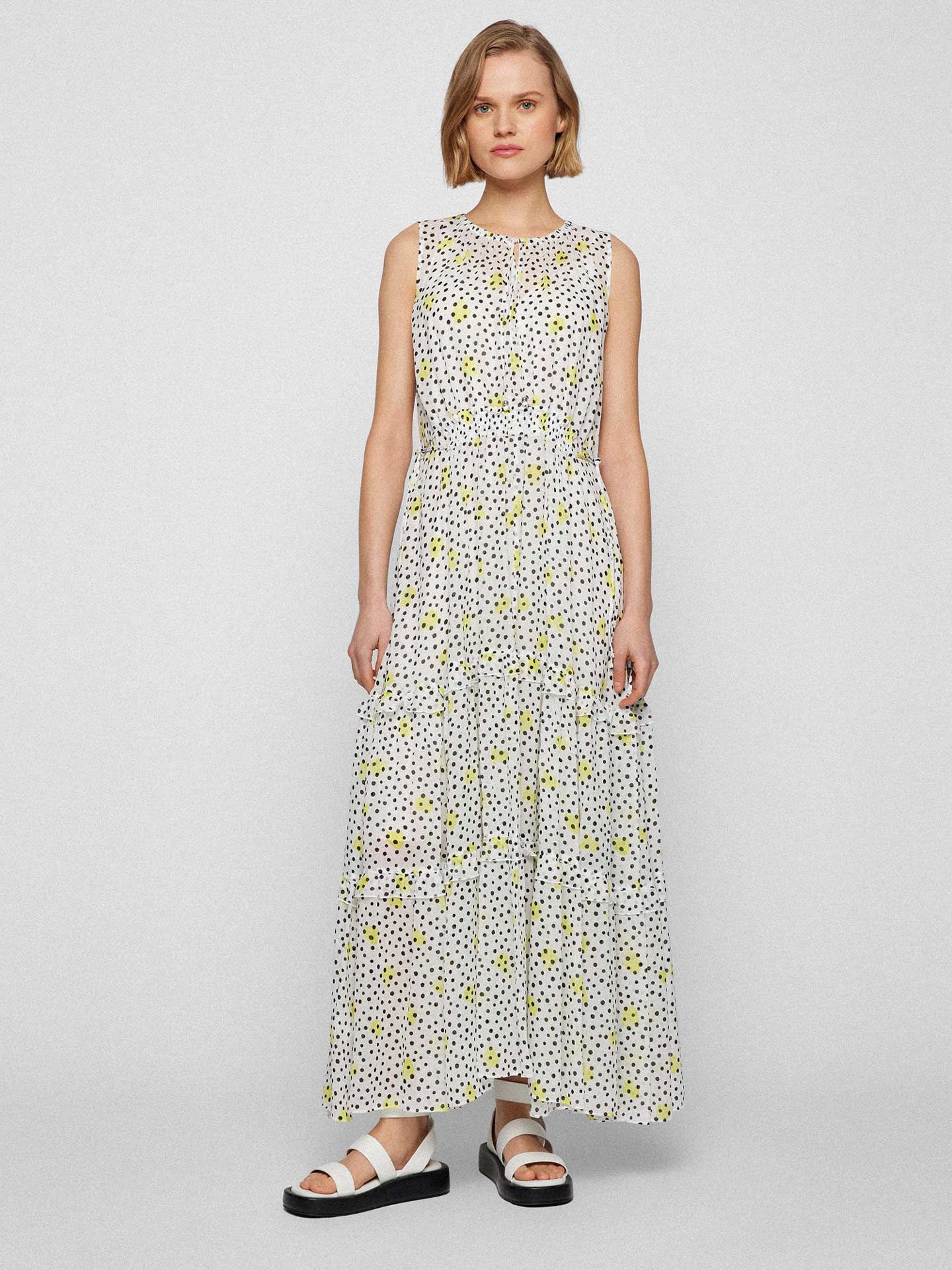 Vestido Comprido com Padr�o