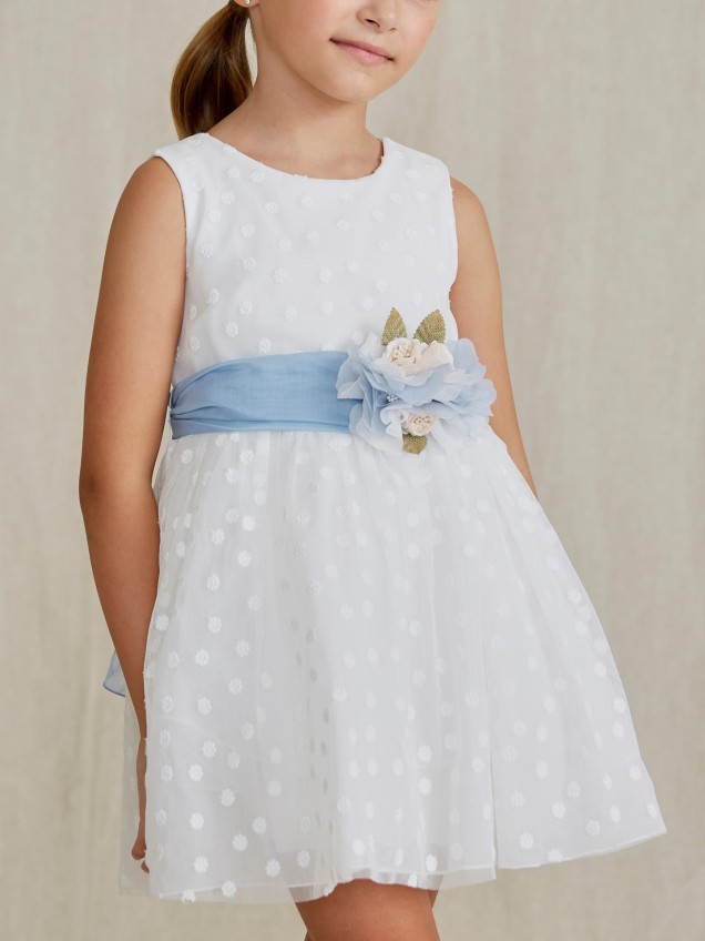 Vestido de Cerim�nia em Tule Bordado