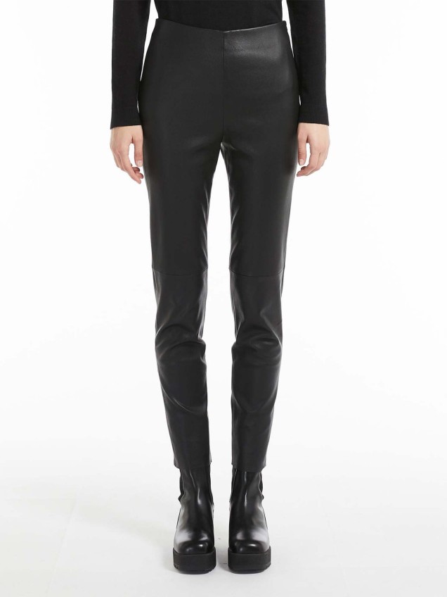 Calças Efeito Pele Skinny Fit