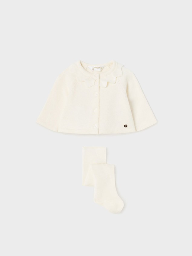 Bolero em Tricot e Collants