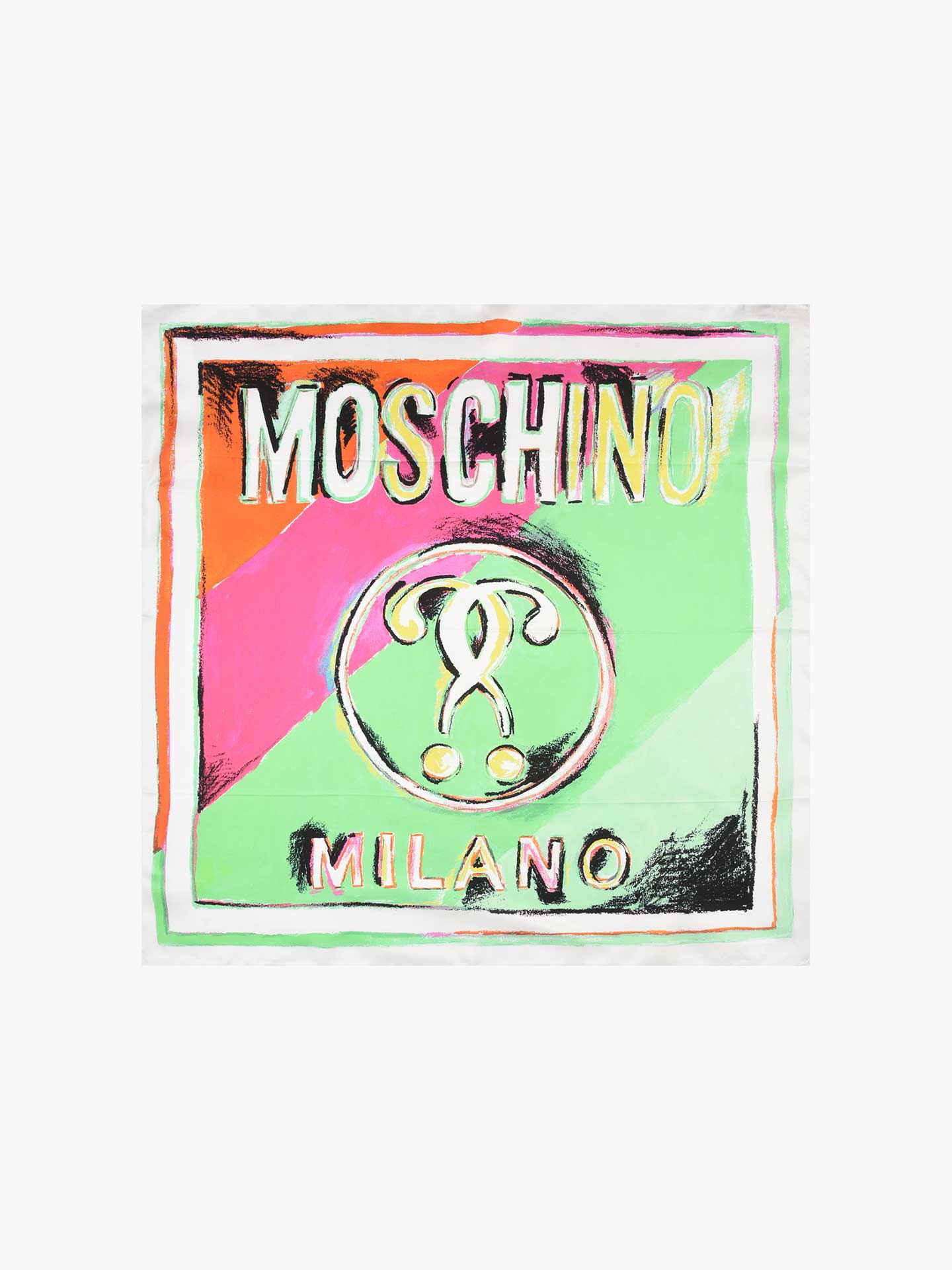 Lenço de Seda com Padrão