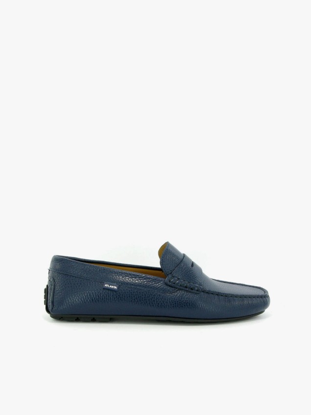 City Loafers em Pele Granulada