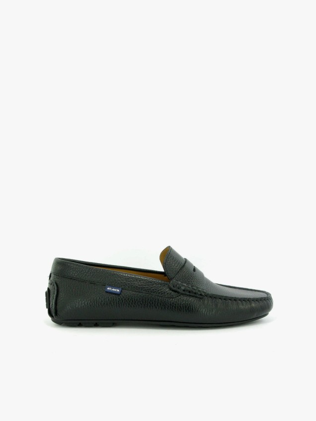 City Loafers em Pele Granulada