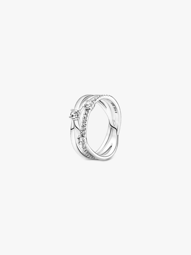 Anel Sparkling Triple Band