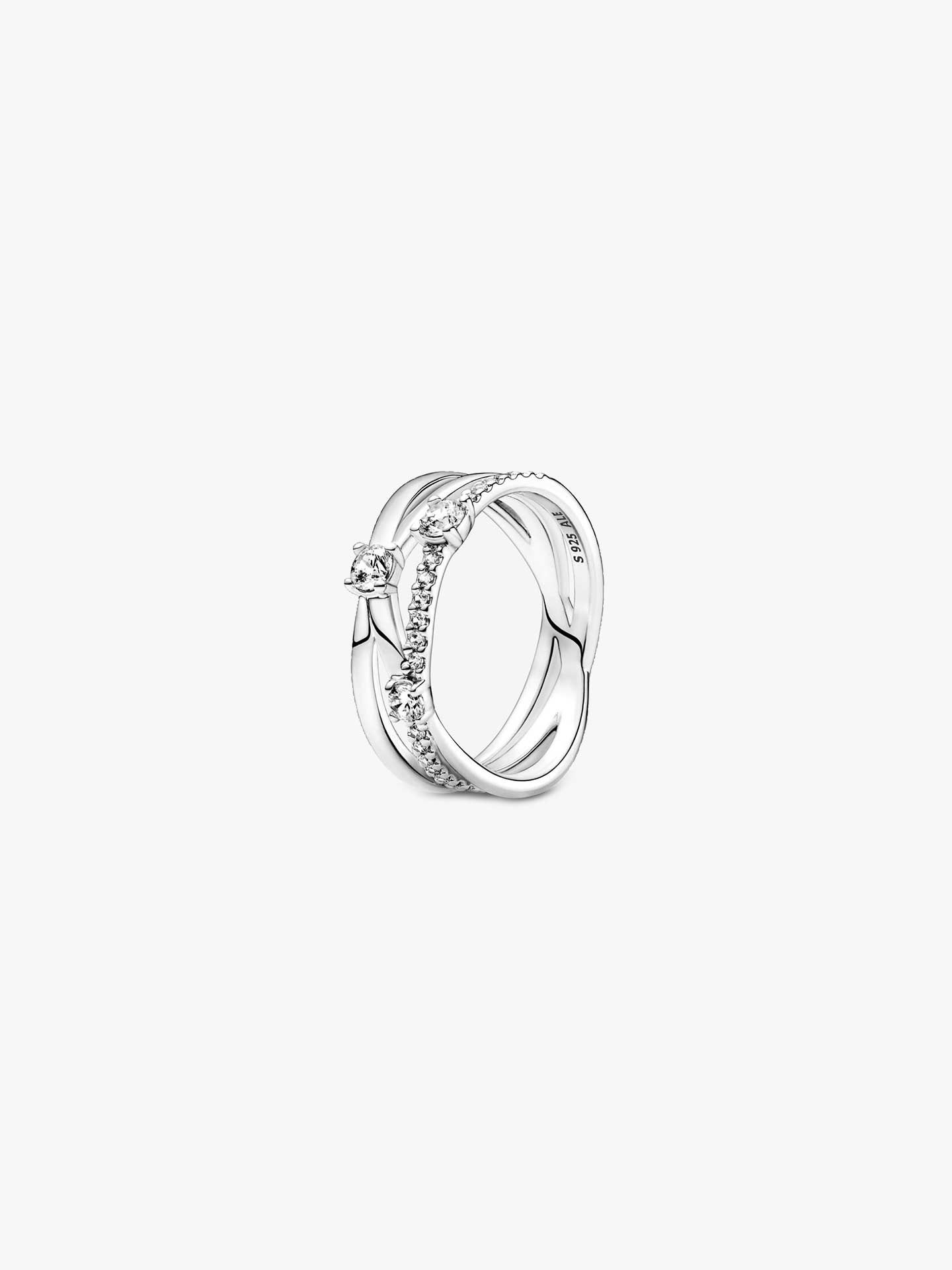 Anel Sparkling Triple Band