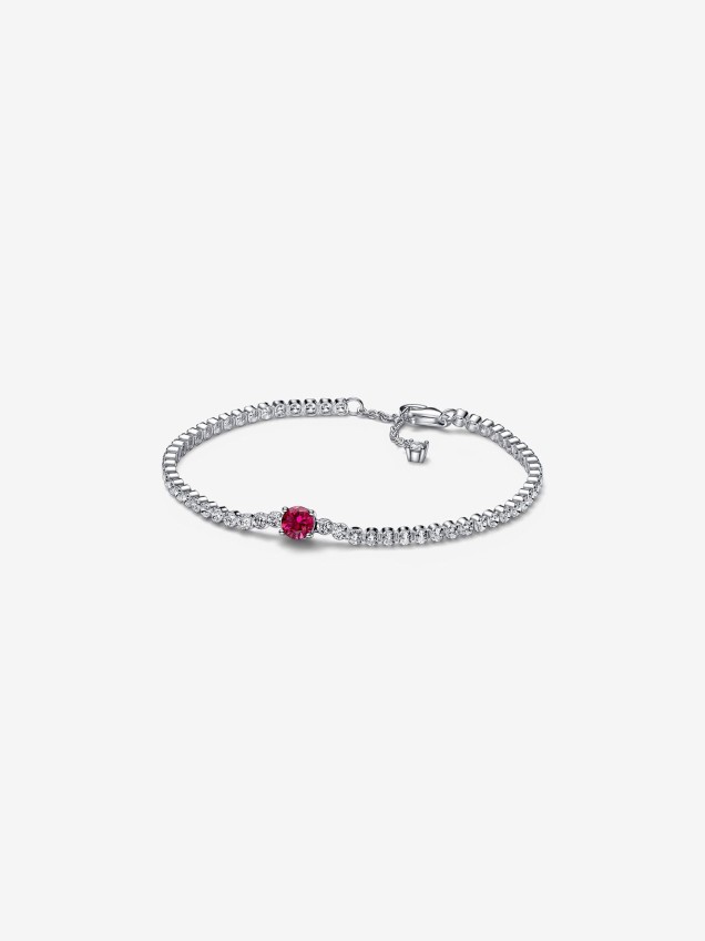 Pulseira Sparkling Round Pav� Tennis