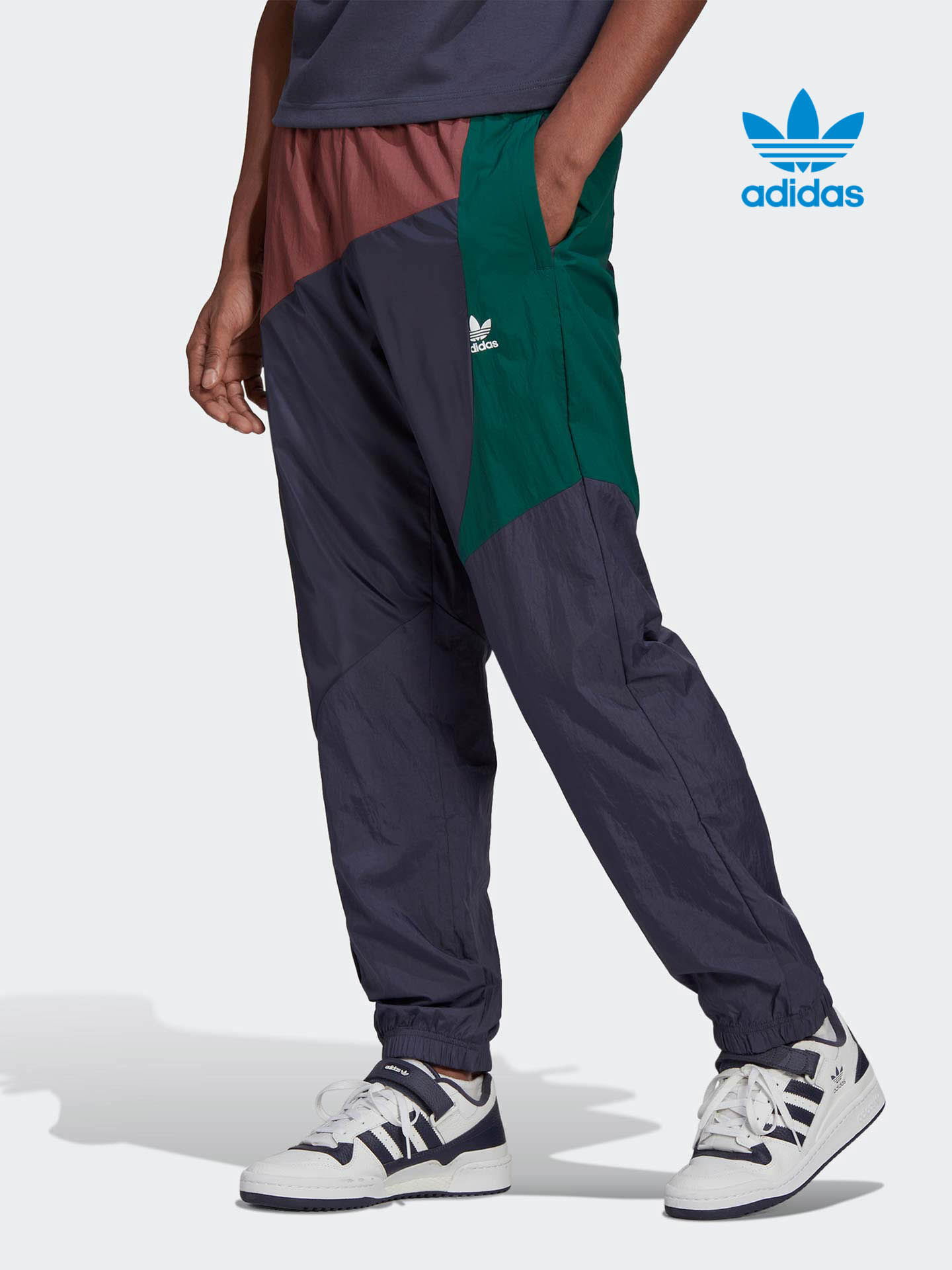 Cal�as de Fato de Treino Color Block