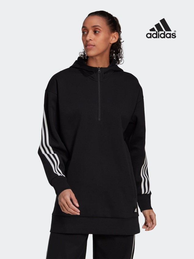 Sweatshirt Comprida com Capuz