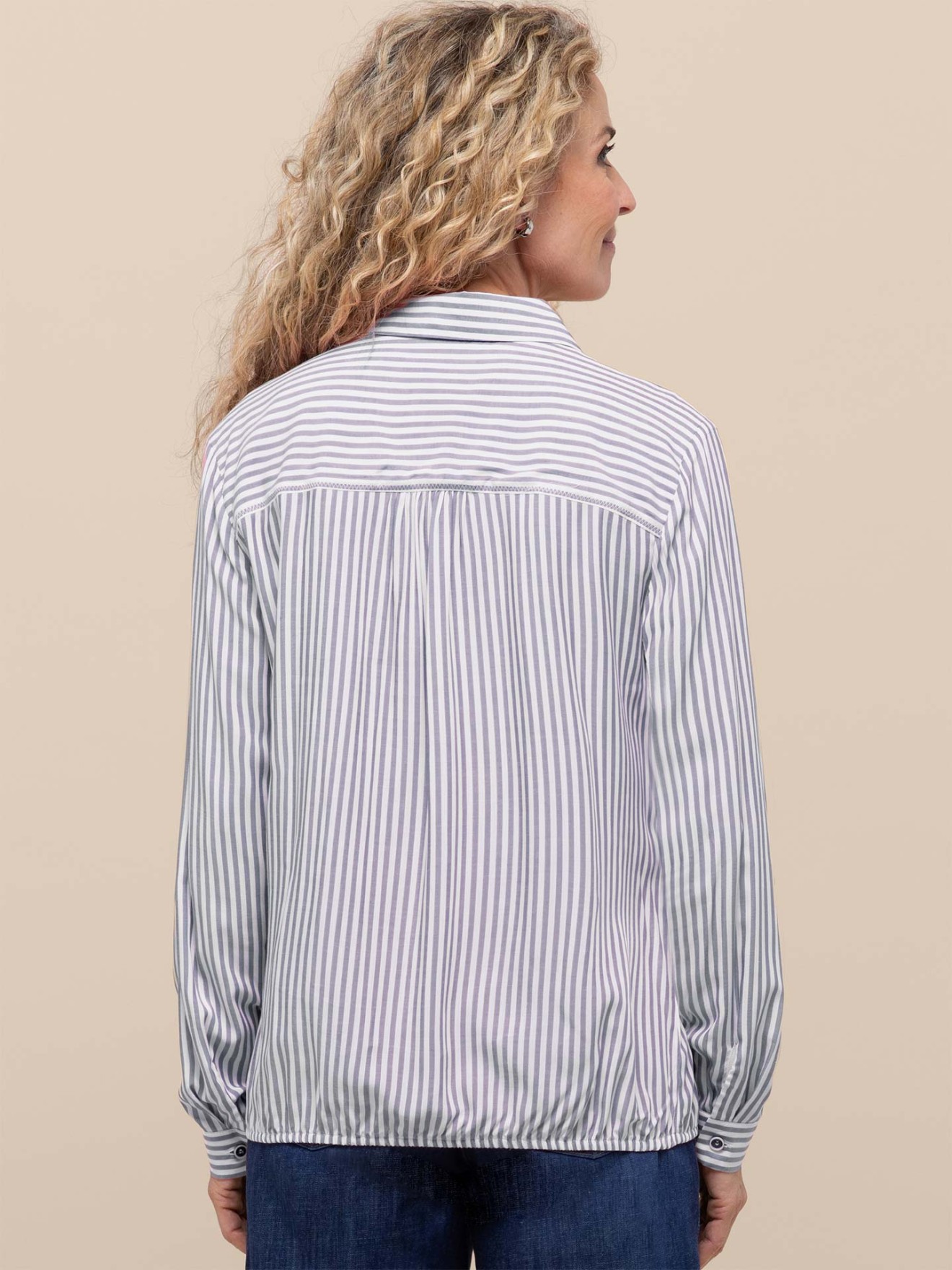 Camisa T�nica �s Riscas Anina