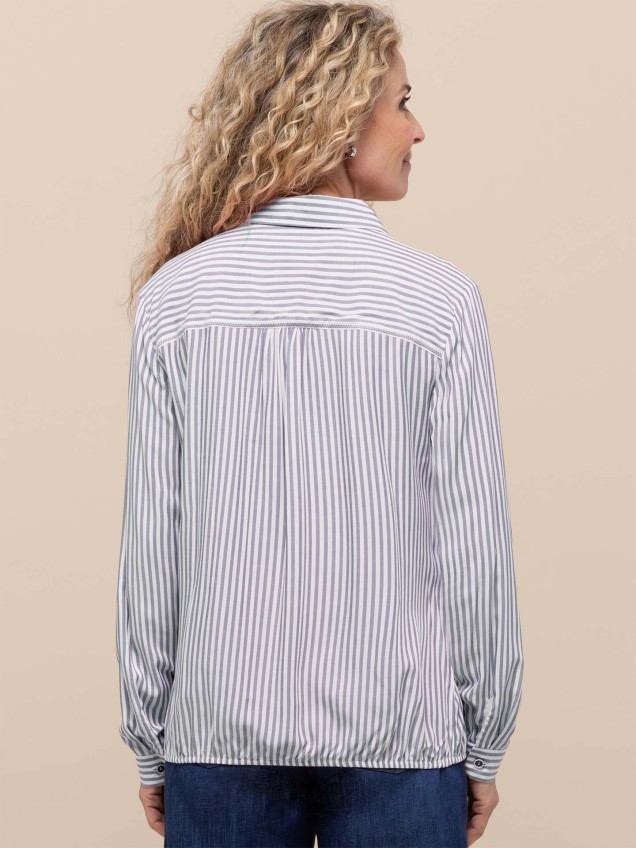 Camisa Túnica às Riscas Anina
