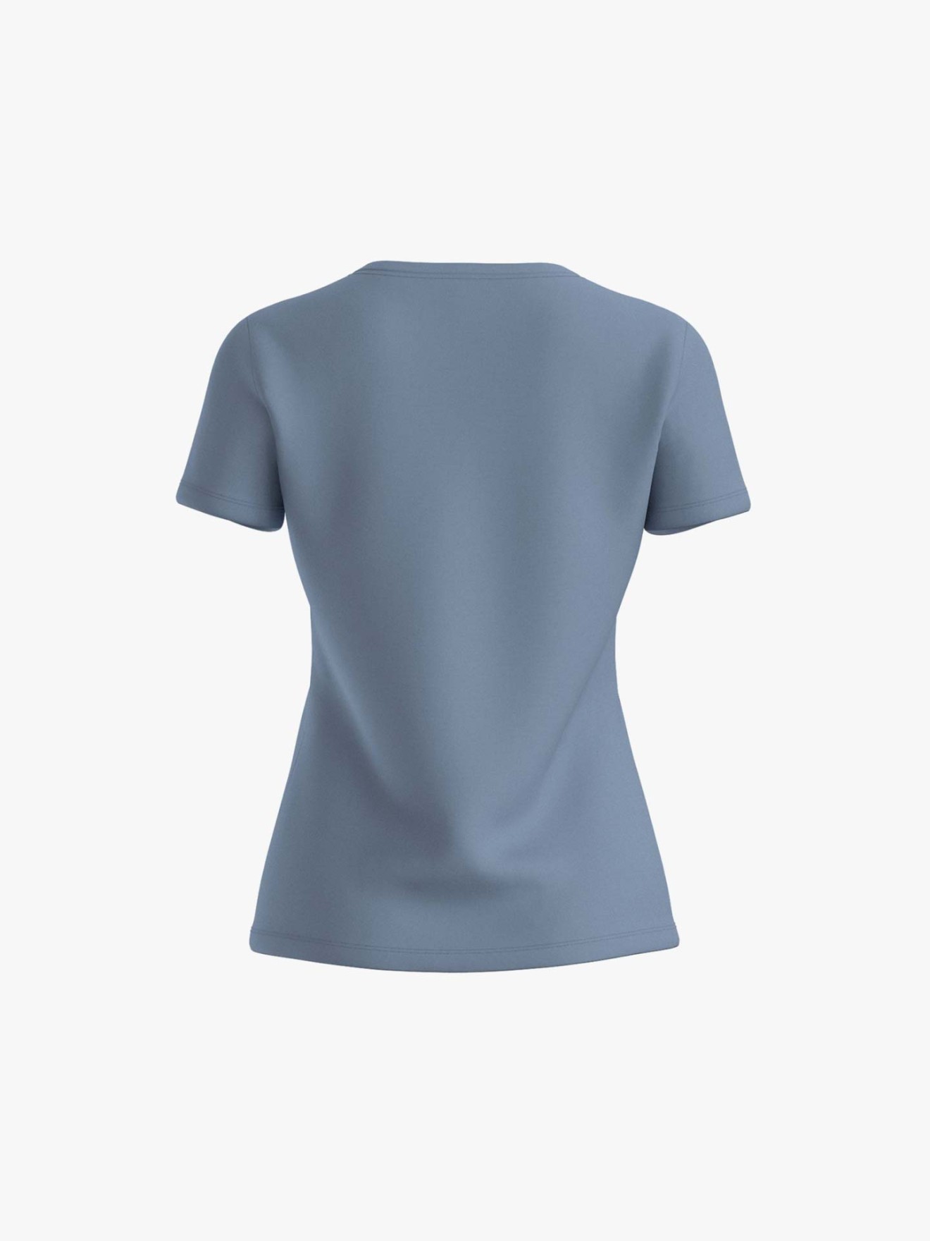 T-shirt Slim Fit com Log�tipo Bordado