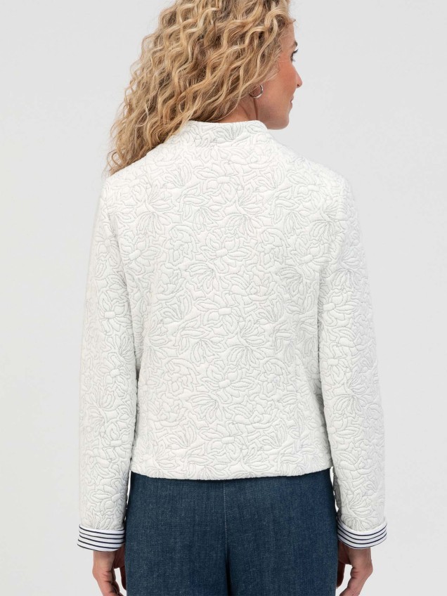 Casaco em Malha Jacquard Kathi
