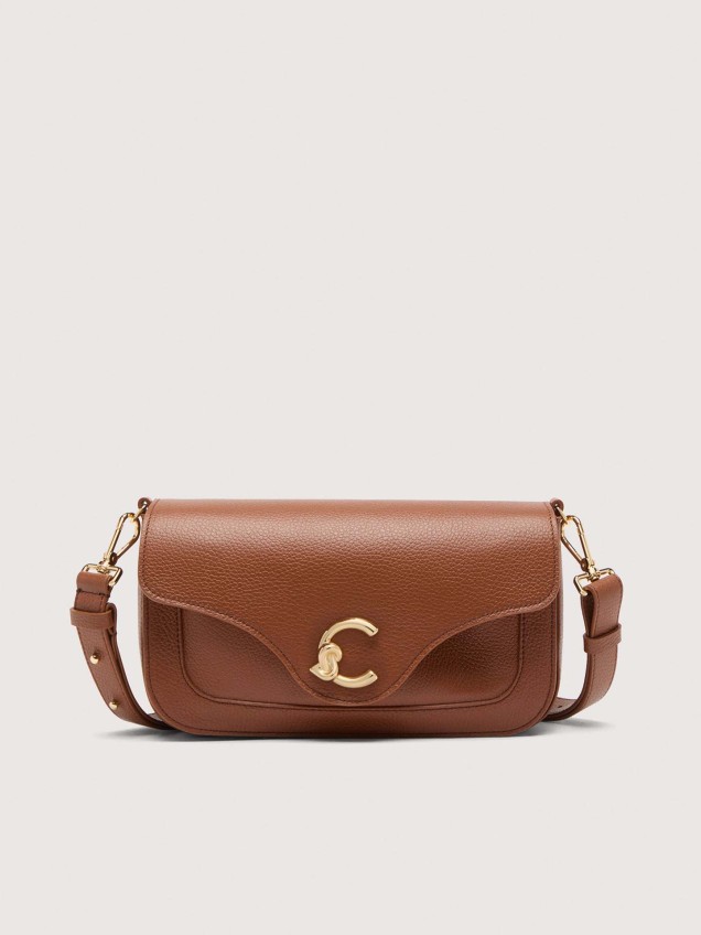 Mala de Tiracolo C-Me Medium em Pele