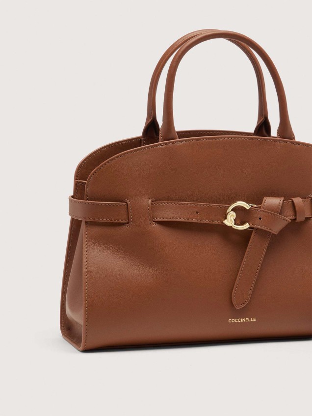 Mala de Mão Sabine Medium em Pele