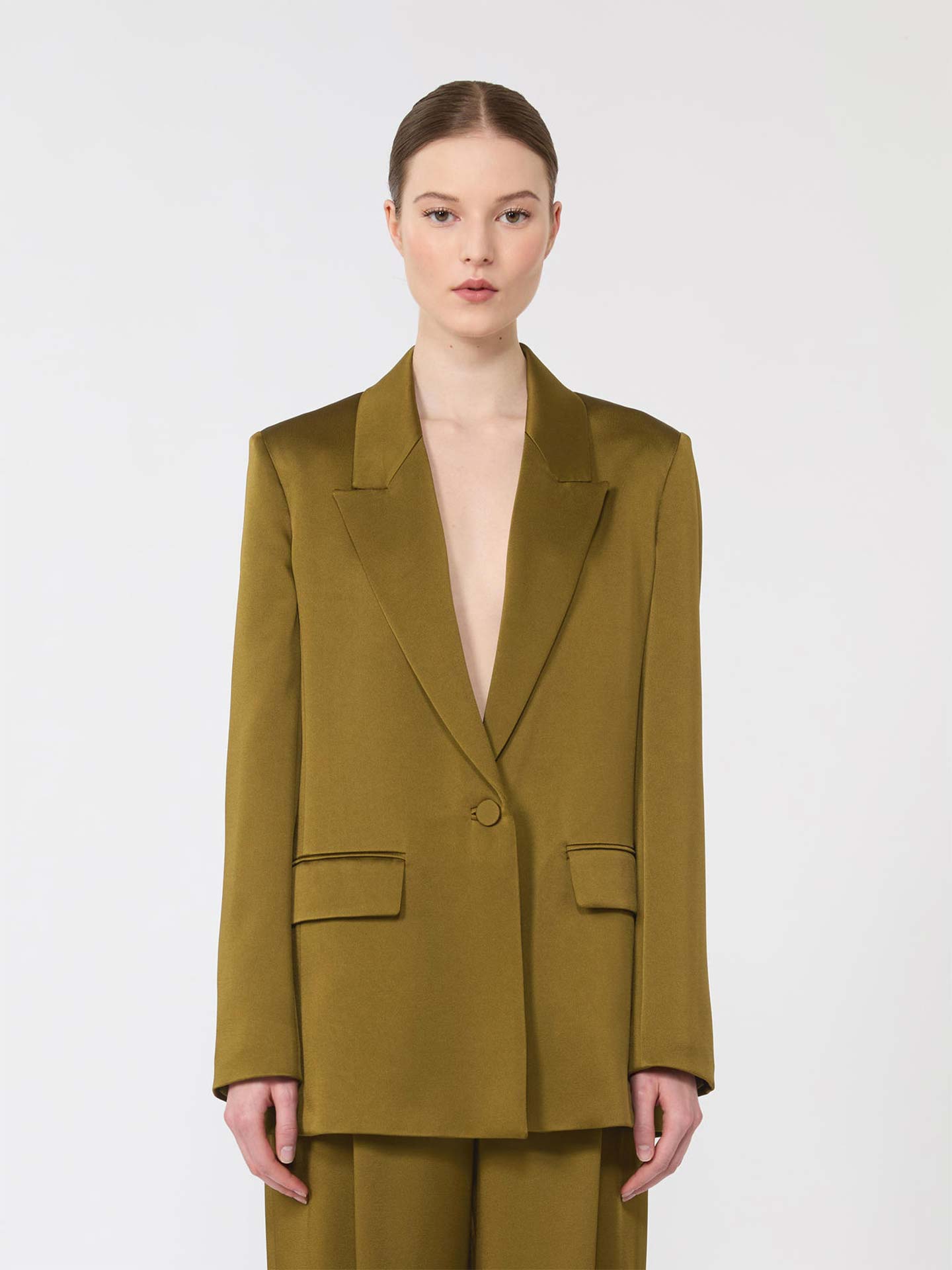 Blazer de Cetim MSEALBINO