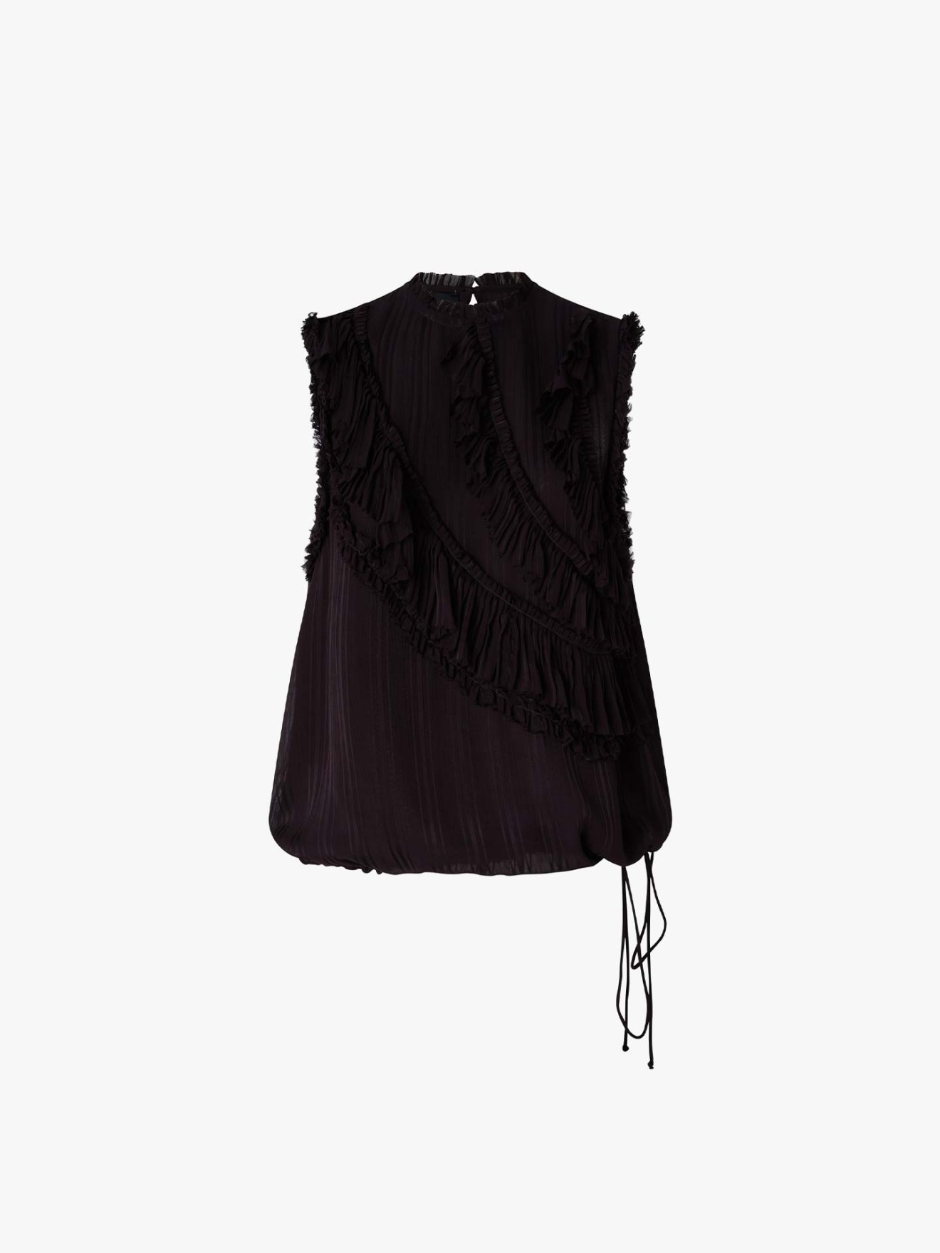 Top Sem Mangas com Folhos