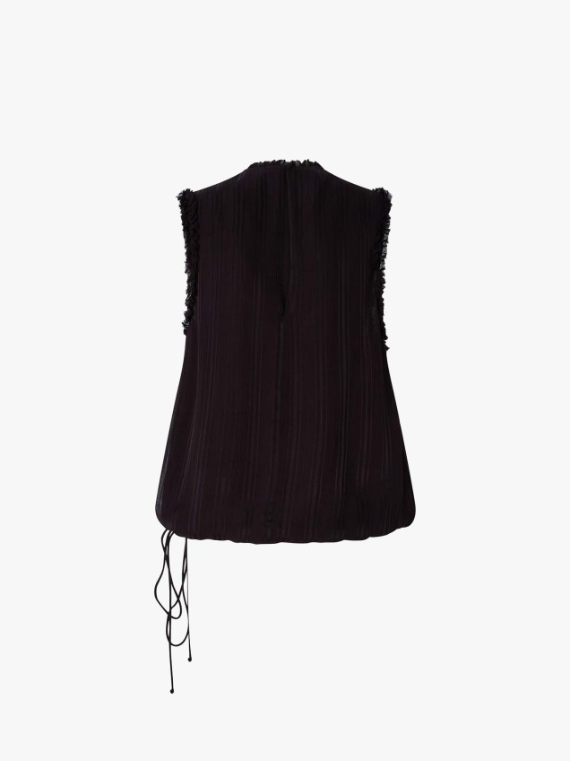 Top Sem Mangas com Folhos