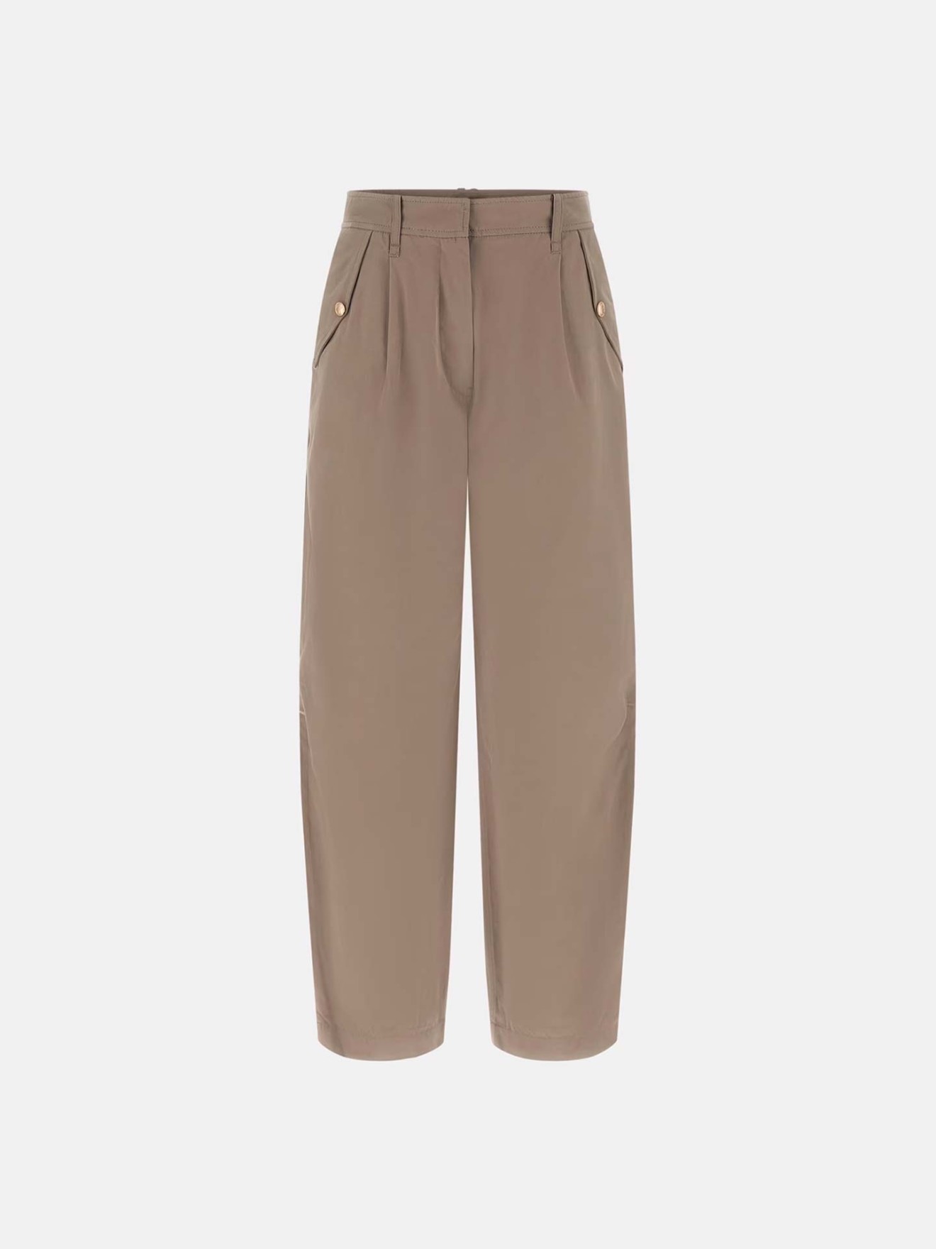 Calças Baggy de Cintura Subida Denise