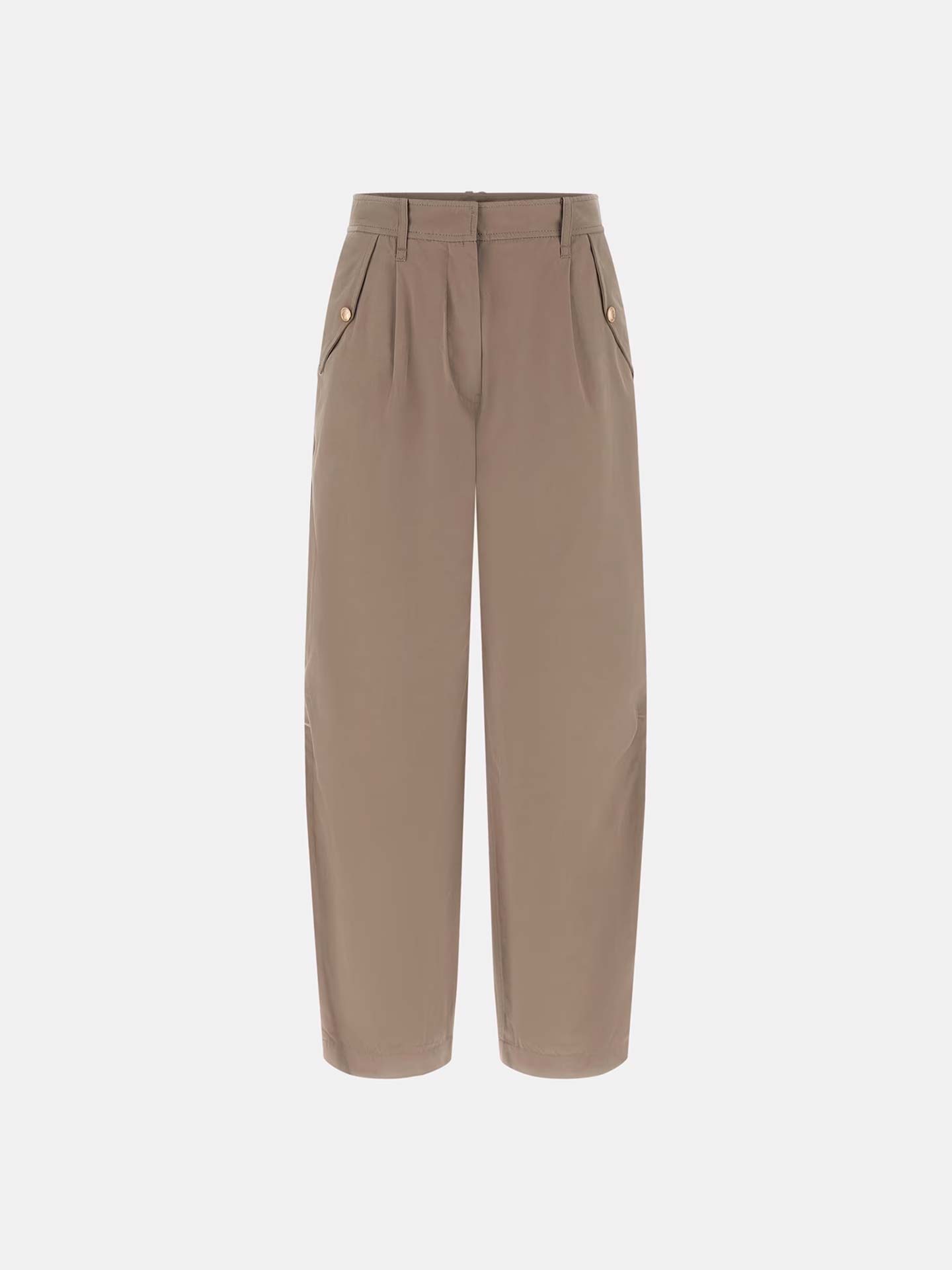 Calças Baggy de Cintura Subida Denise