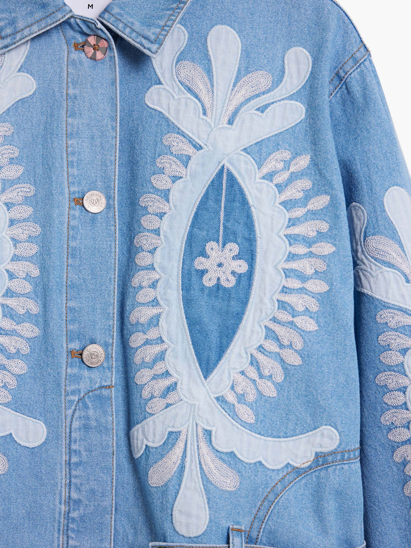 Casaco de Ganga com Bordados