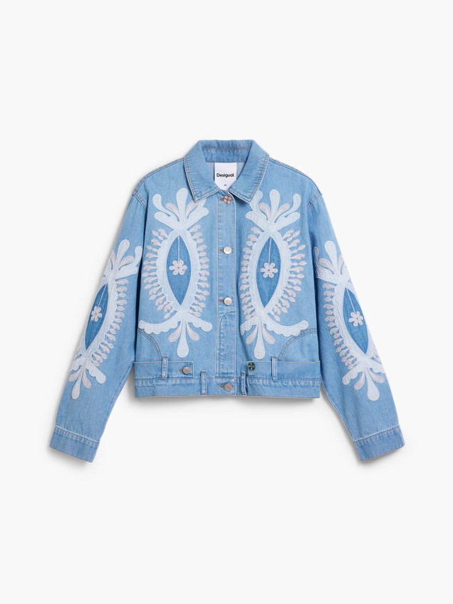 Casaco de Ganga com Bordados