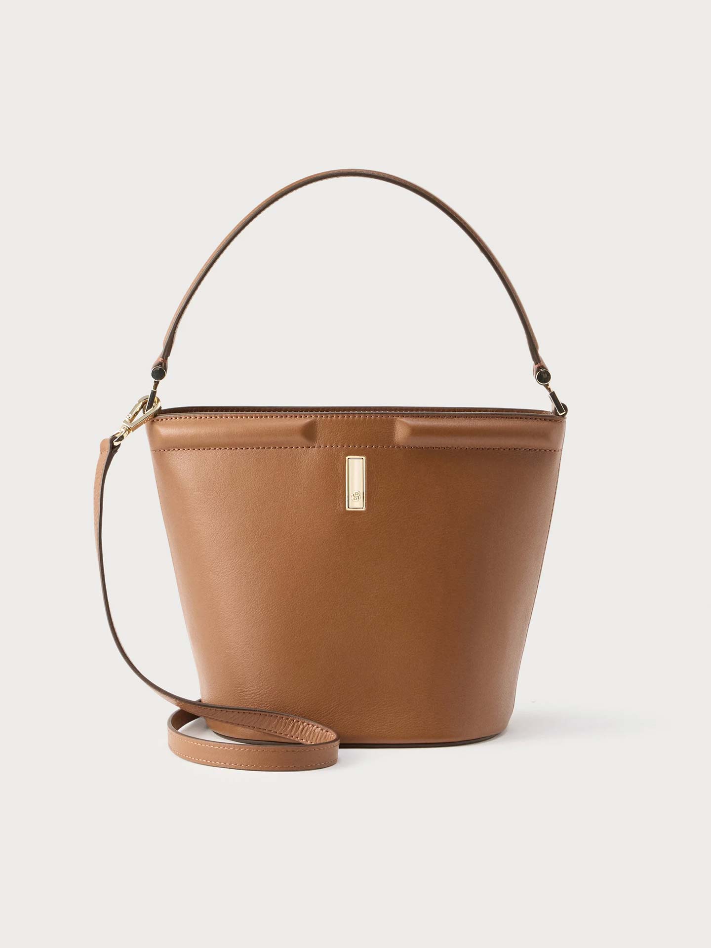 Bucket Bag em Pele