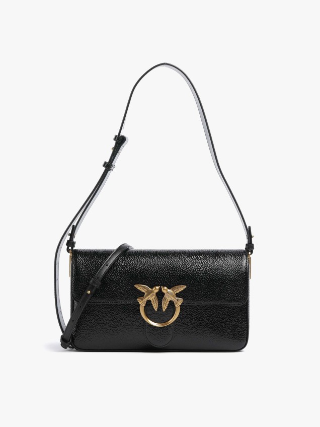 Mala de Ombro Love One Slouchy em Pele Granulada