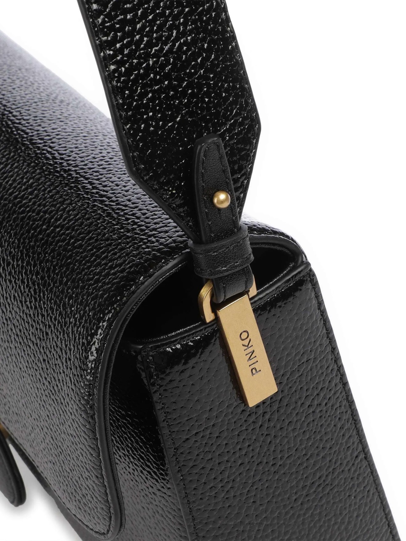 Mala de Ombro Love One Slouchy em Pele Granulada