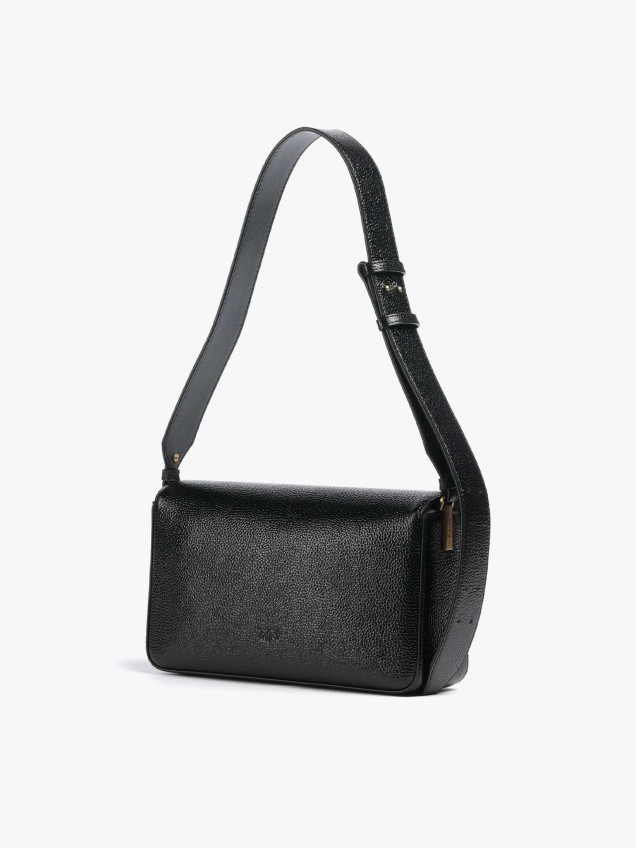 Mala de Ombro Love One Slouchy em Pele Granulada