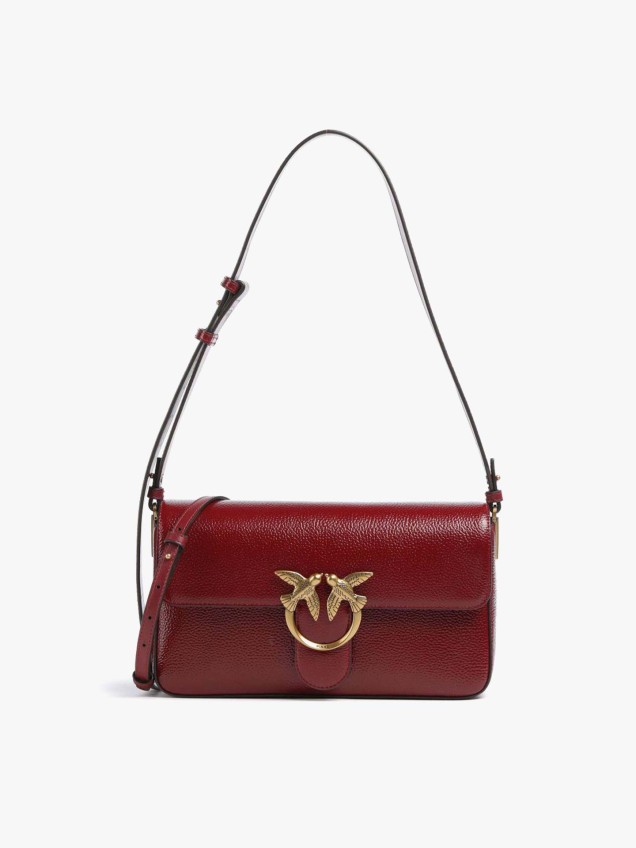 Mala de Ombro Love One Slouchy em Pele Granulada